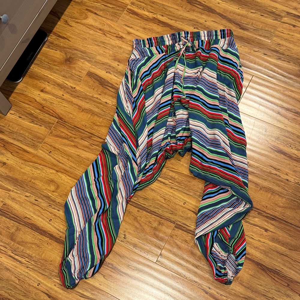 Multicolor Striped Joggers